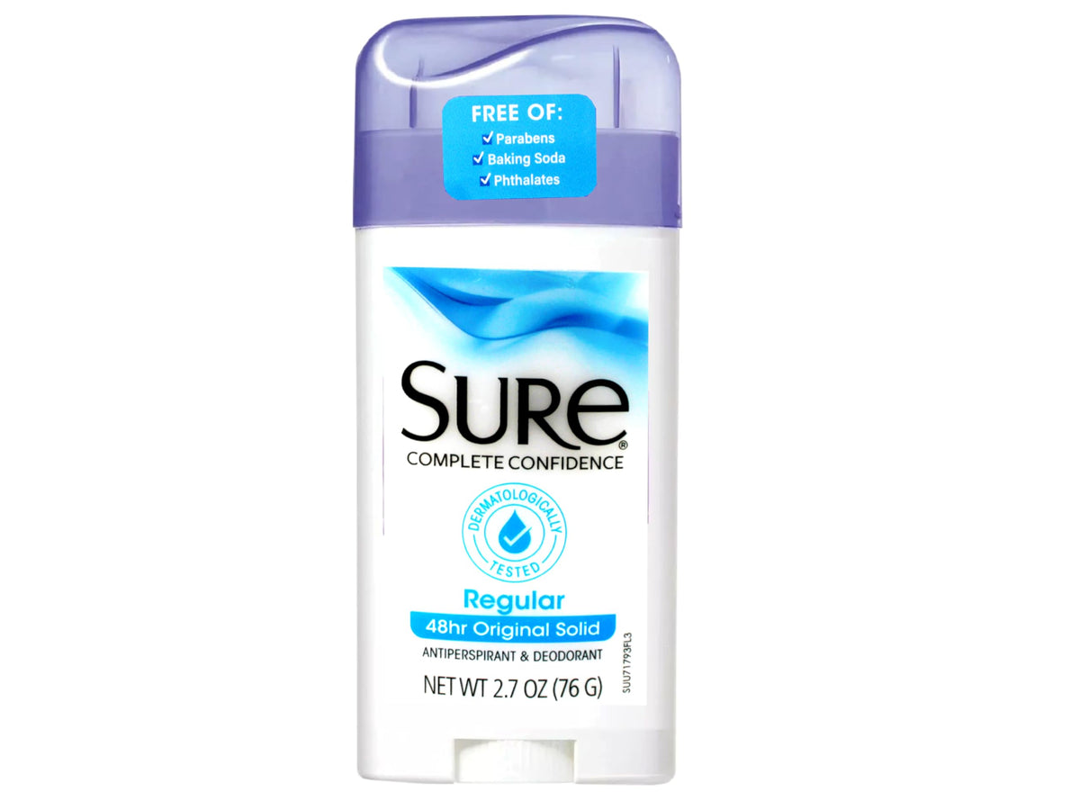 Sure Original Solid Deodorant airy cotton scent ideal all-day wear