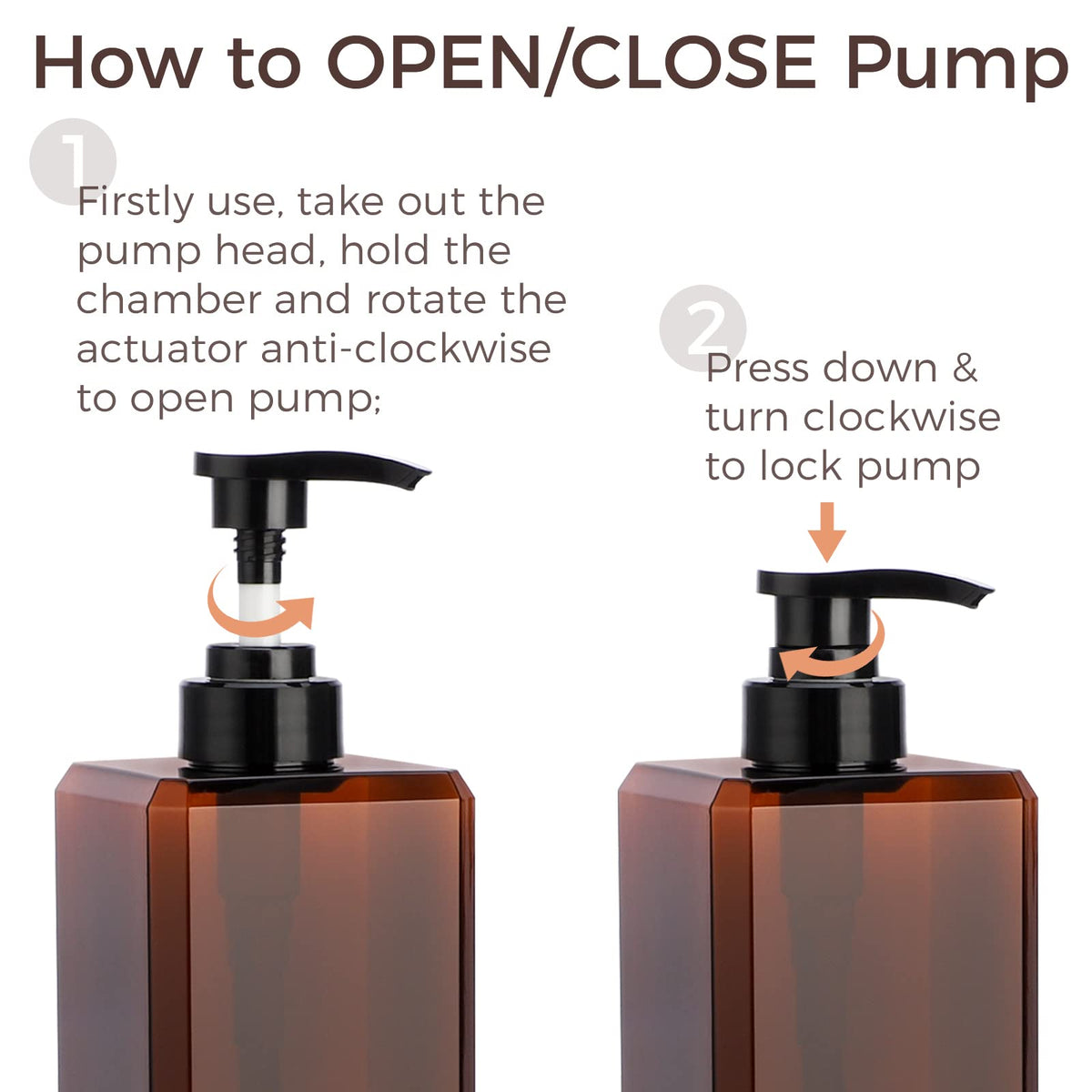 Suream transparent bottle shows leftover liquid clearly for timely refills.