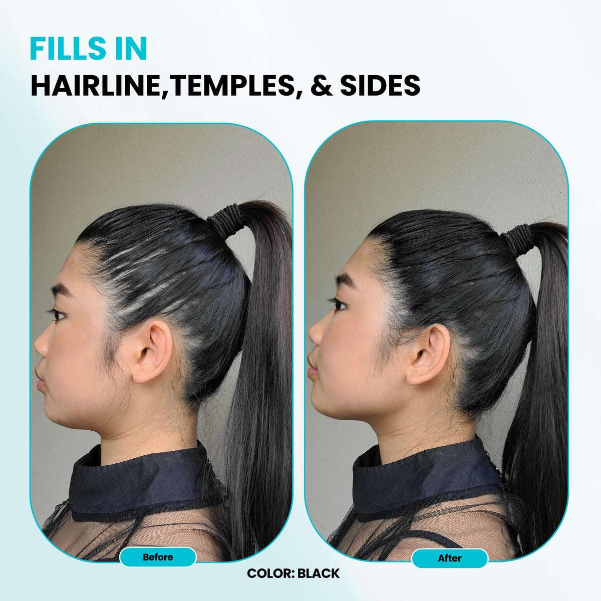 Surethik premium-finish look demonstrates a natural, fuller hairstyle.