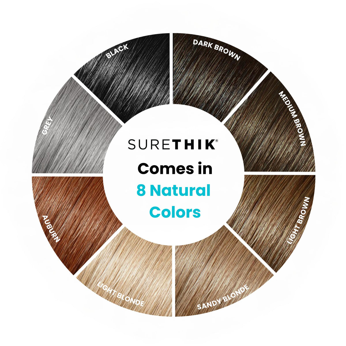 SURETHIK Hair Fibers made in North America with quality materials