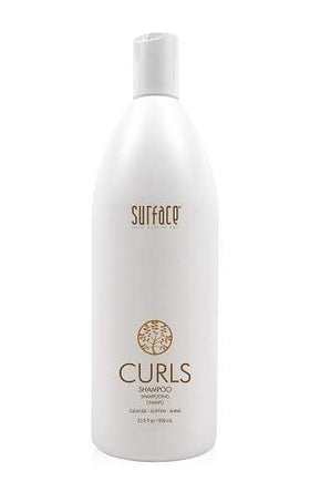 SURFACE Curls Moisturizing Shampoo bottle for defined, shiny curls and frizz control