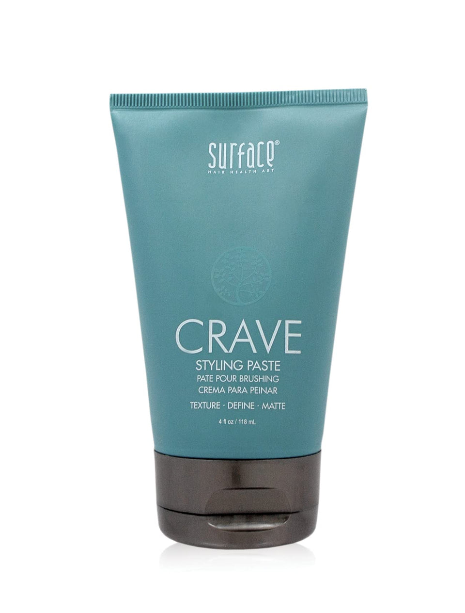 Surface Hair Crave Paste in hand demonstrates flexible hold and matte texture.