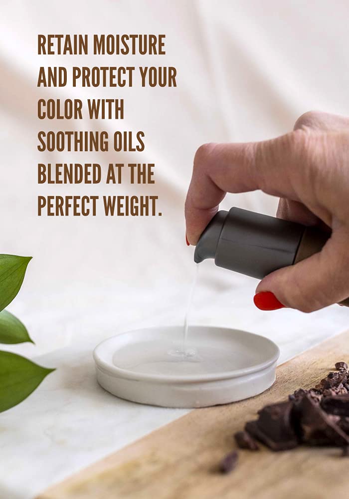 Surface Hair Curls Serum with cocoa butter swirl illustration