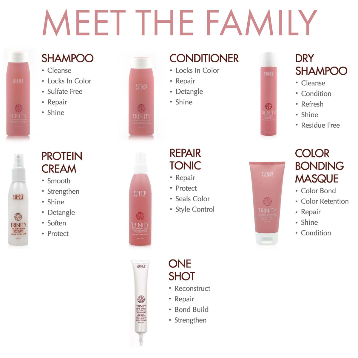 SURFACE Hair Trinity Color Care Dry Shampoo between-wash-refresh provides color-safe cleanliness