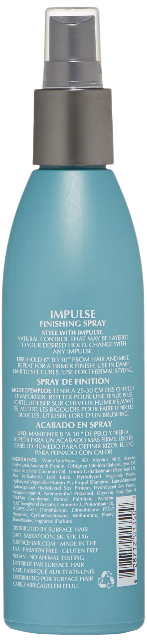 Surface Impulse Finishing Spray application highlights thermal protection and long-lasting control.