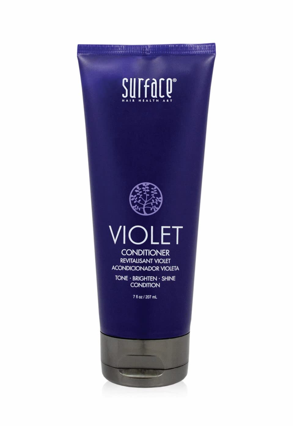 Surface Pure Blonde Violet conditioner 7oz bottle neutralizes brass while conditioning hair