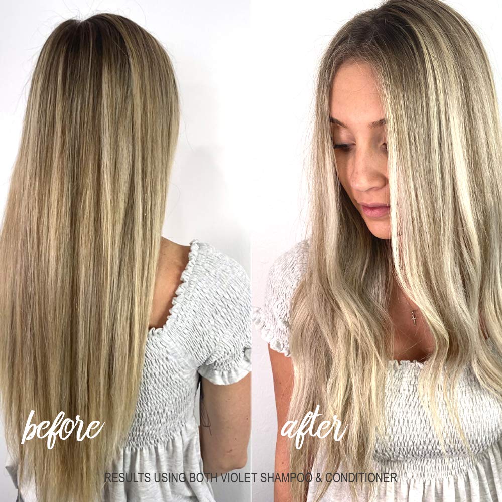 Surface Pure Blonde Violet conditioner application on wet hair for even tone