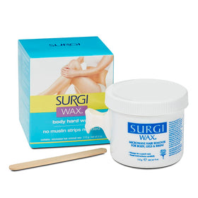 Surgiwax Erase After-Wax Lotion removes residue and soothes skin.
