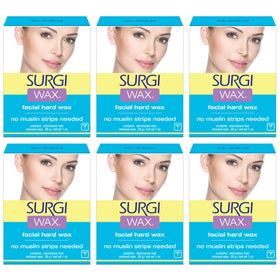 Surgiwax face hair remover box for fast at-home use.