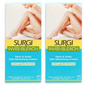 Surgiwax Invisi Bleach Face lightens facial hair for a near-invisible look