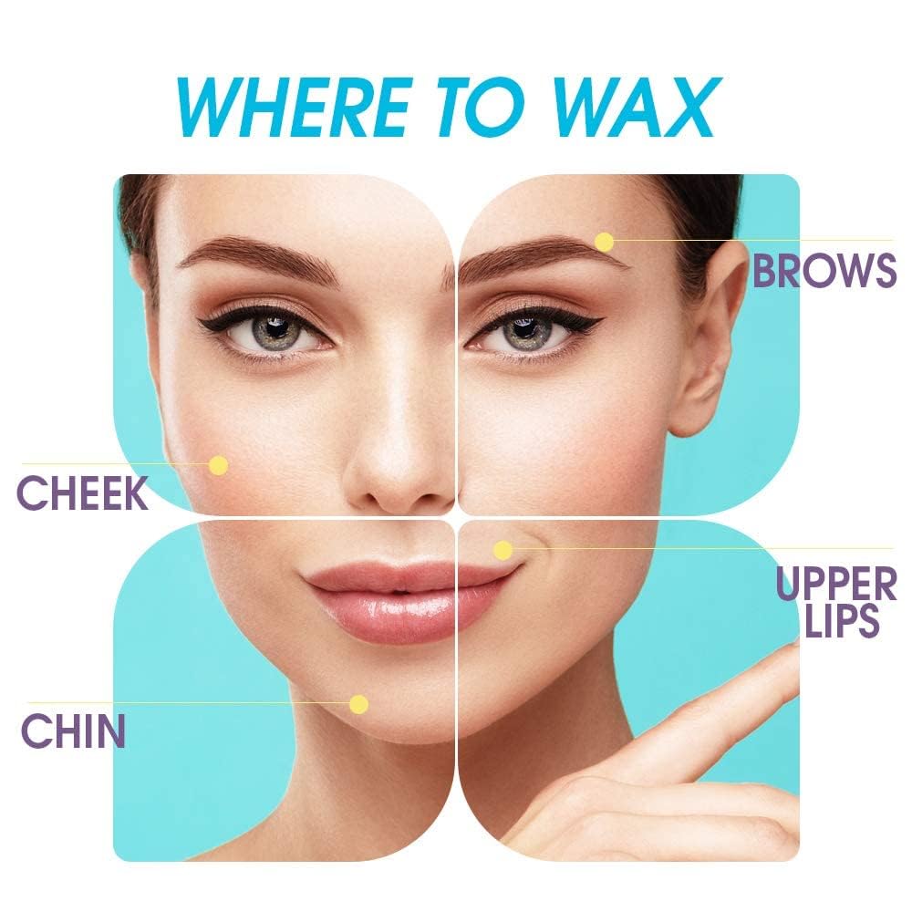 Surgiwax maple honey wax application demonstrates strong hair grip.