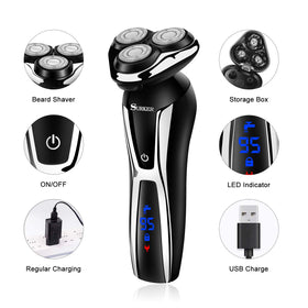 SURKER nose trimmer head providing precise grooming for comfortable nasal care.