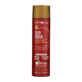 Surya Brasil Color Fixation Restorative Conditioner bottle for color-treated hair hydration.