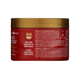 Surya Brasil Color Fixation Restorative Hair Mask applied on damp hair for even distribution