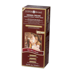 Surya Brasil Henna Cream Red dispense action indicates easy application.