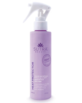 SUTRA Heat Guard bottle with pump for easy, even heat protection.