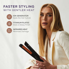 SUTRA IR2 flat iron with 360-degree swivel cord for easy maneuvering