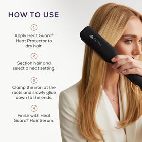 SUTRA IR2 flat iron highlighting Healthy Heat infrared technology