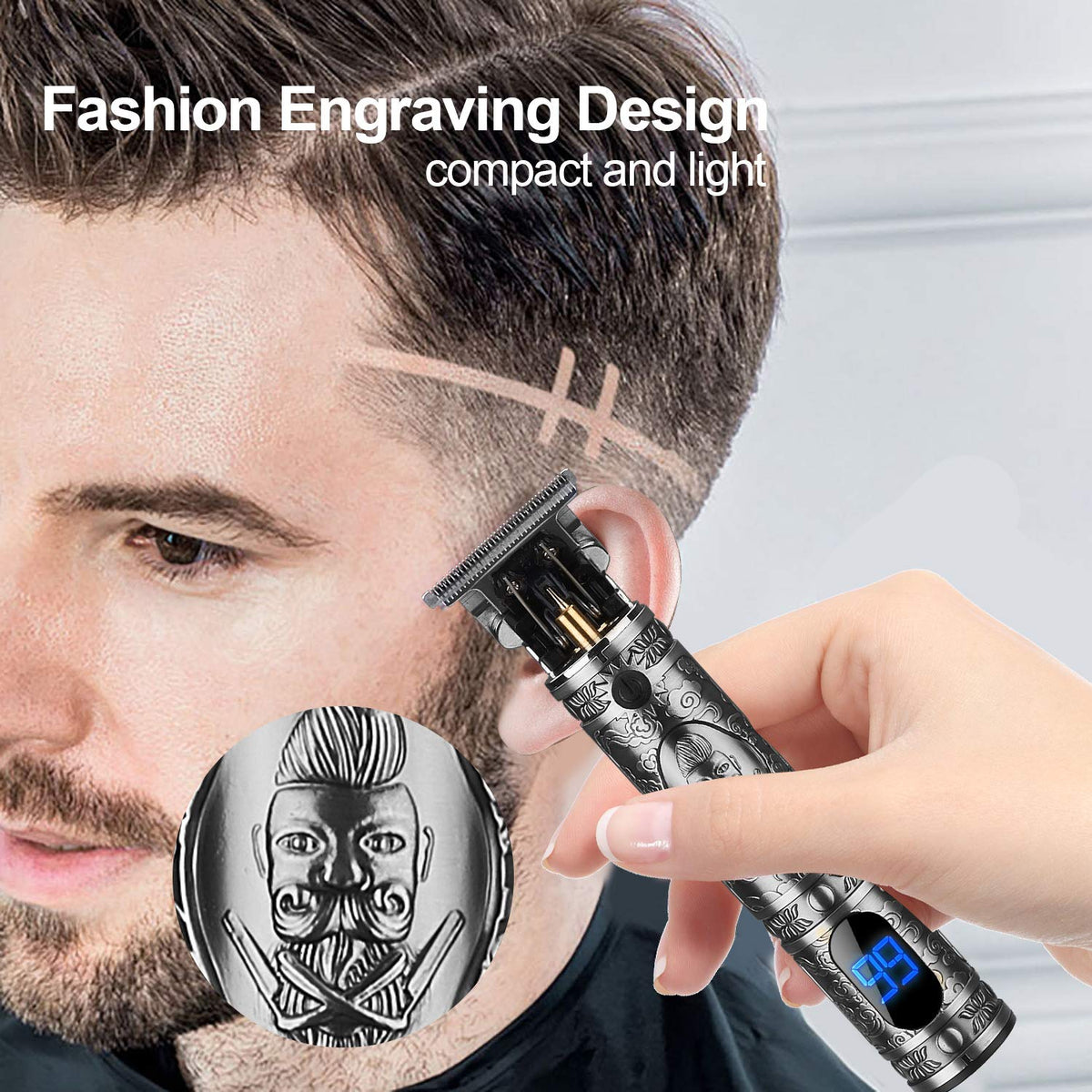 Suttik cordless edger for convenient at-home grooming sessions.