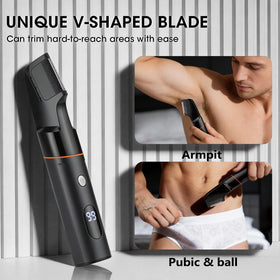 Suttik Manscape beard trimmer delivering clean edges and sharp lines.