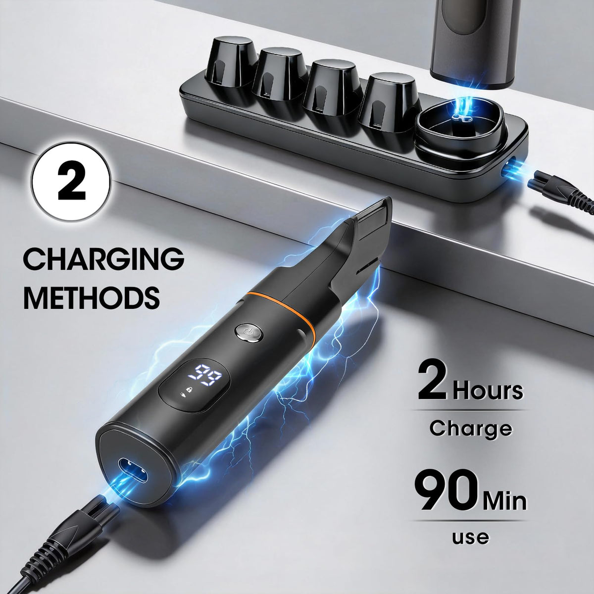 Suttik Manscape nose and ear trimmer for safe, comfortable trimming.