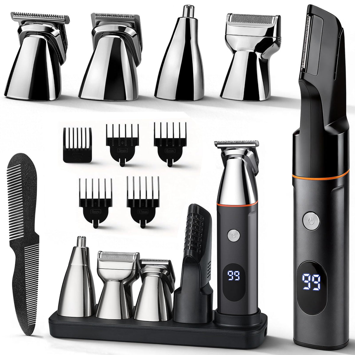 Suttik Manscape V-shaped body trimmer offering reach and precision for hard-to-reach zones.