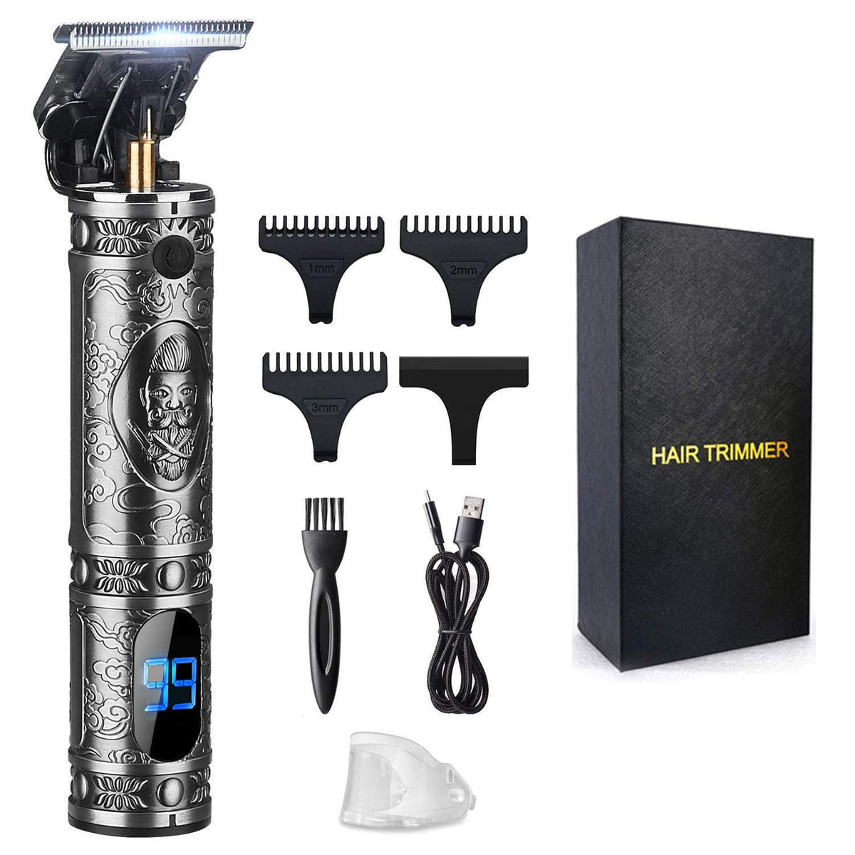 Suttik ornate knight-pattern handle with ergonomic grip for precise trims.