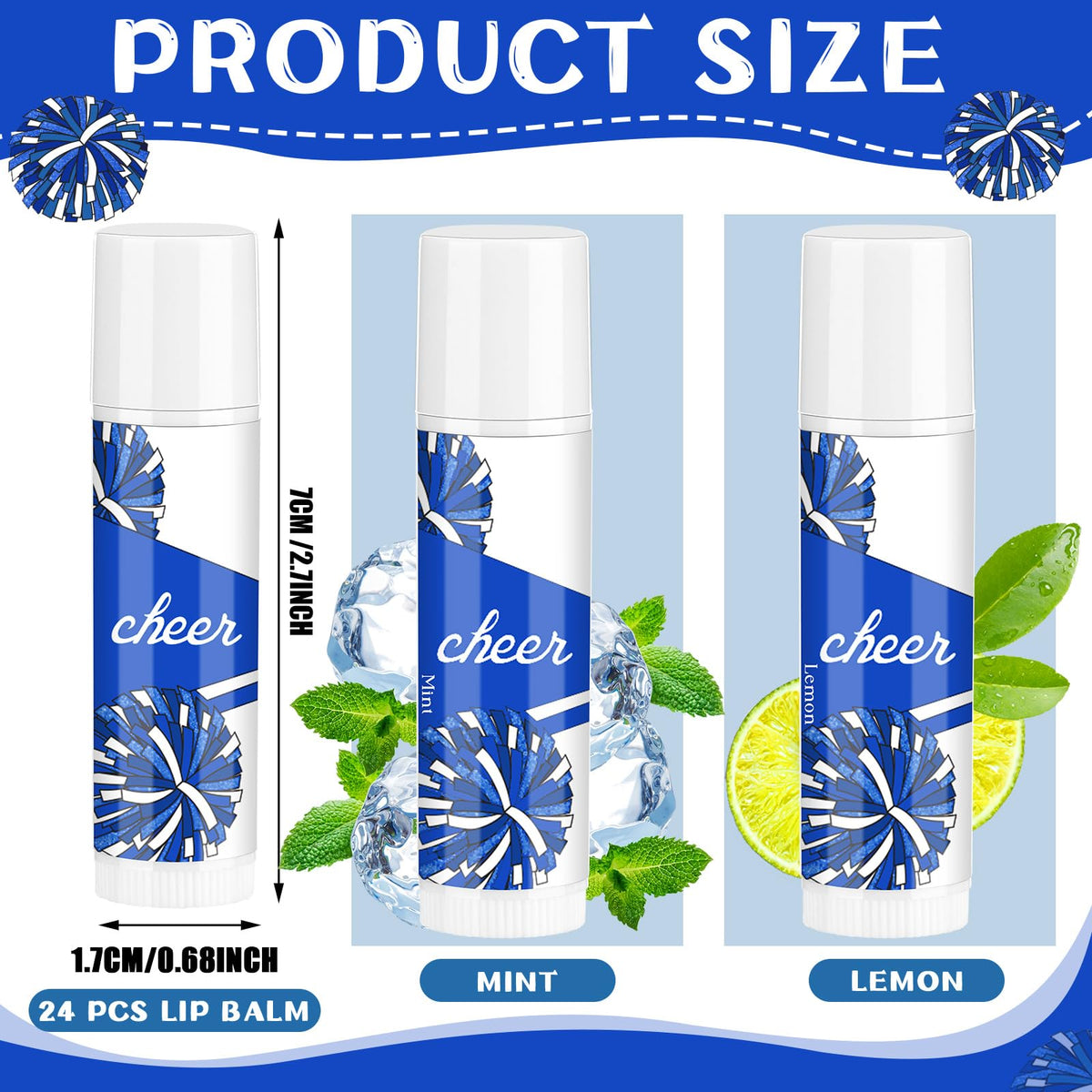 Suttmin Mint flavor lip balm offers a cool, refreshing finish