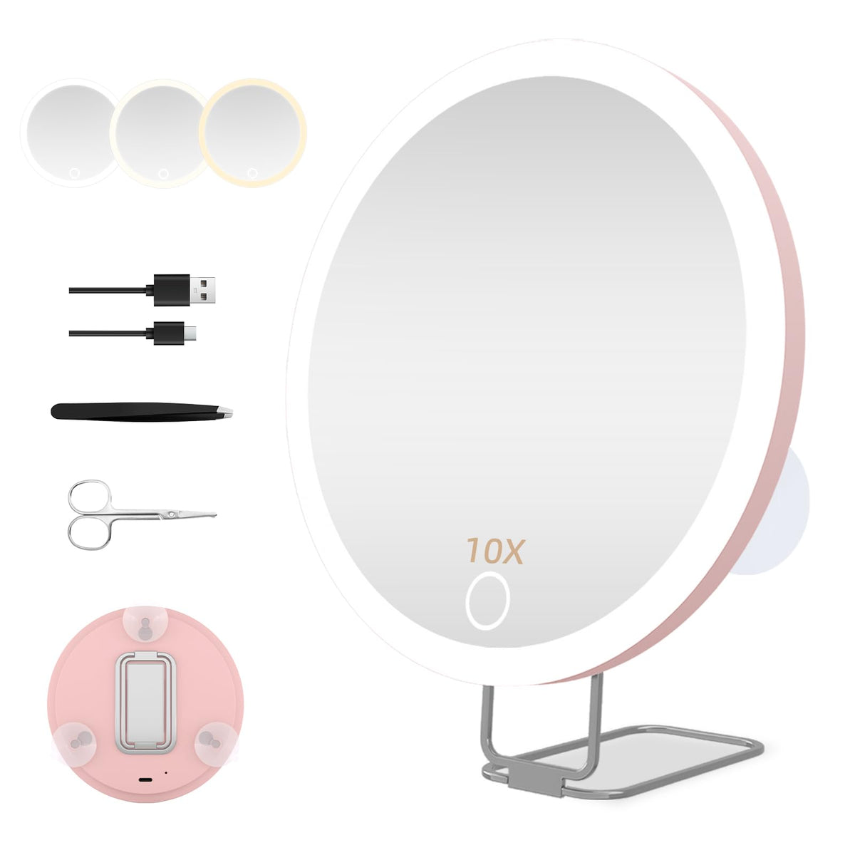 Suupvaor gift-ready magnifying mirror for makeup lovers and detail seekers.