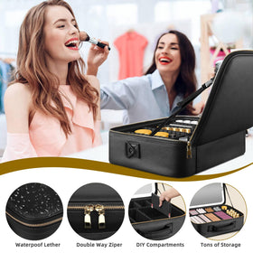 Suupvaor rechargeable 2000mAh battery powering the mirror