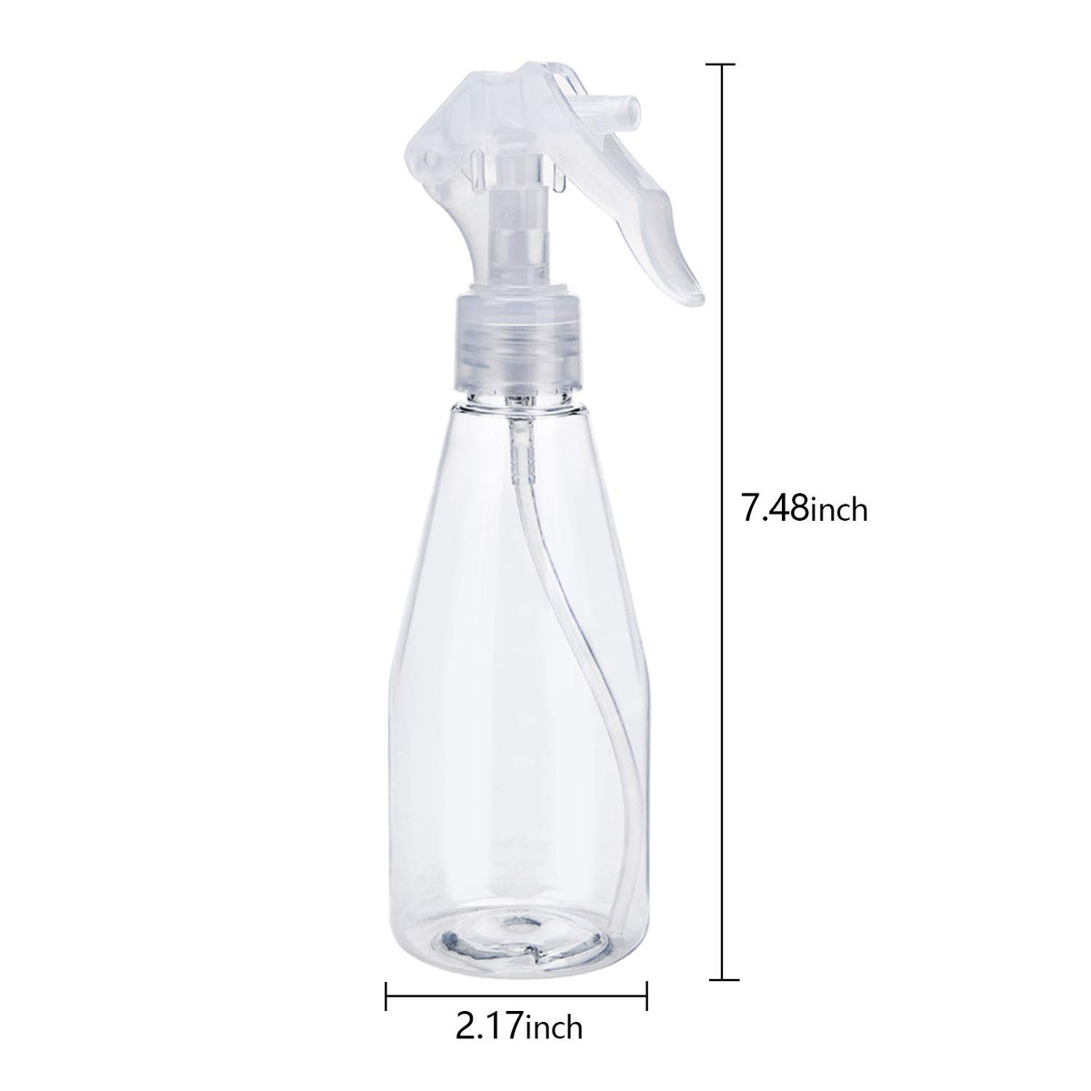 Suwimut clear 200ml bottle shown as compact, portable spray solution