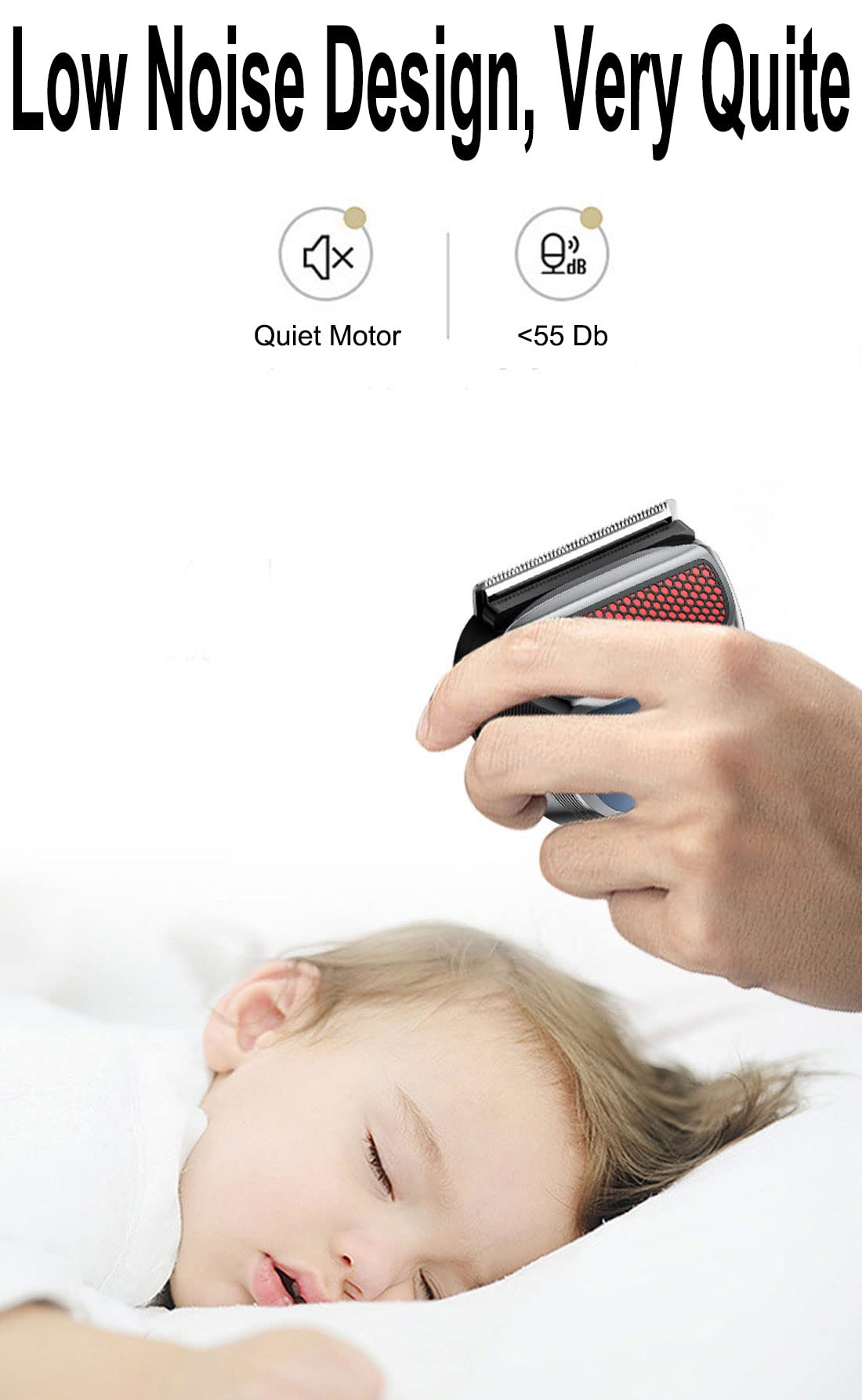 SUYOOULIN ergonomic flat housing for comfortable grip during grooming.