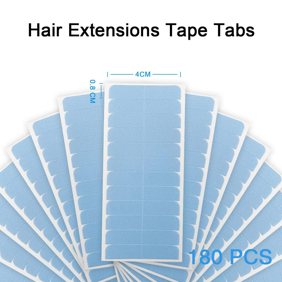 SUYYA blue double-sided extension tape pack, easy application and secure hold.