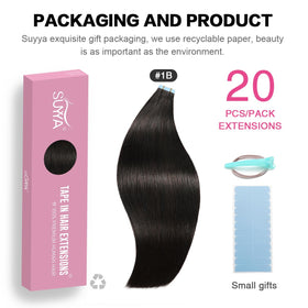 Close-up of SUYYA weft reveals seamless skin weft for comfortable wear