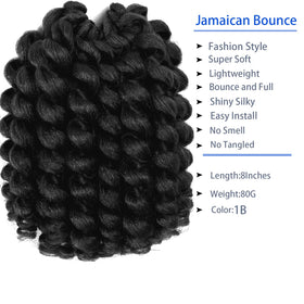 Svolna Ringlet Wand Curl 8in closeup emphasizing curl pattern and realistic texture in 1B.
