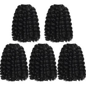 Svolna Ringlet Wand Curl 8in side view highlighting lightweight feel and comfortable wear in 1B.