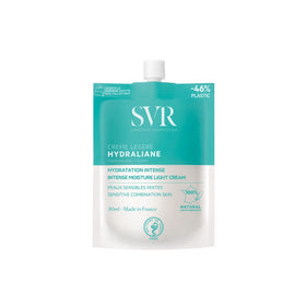 SVR Hydraliane Light Cream bottle close-up showing lightweight hydration for sensitive skin
