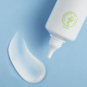 SVR Sebiaclear Mat Pores cream swatch shows silky, quick-absorbing hydration.