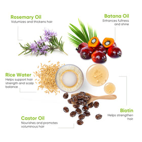 Batana oil in the blend signaling soft, more voluminous hair with Svvimer