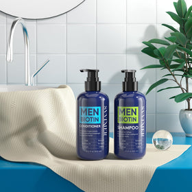 Svvimer Biotin Shampoo and Conditioner duo for a fuller look