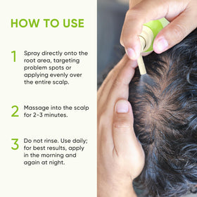 After-shampoo daily-use routine spray demonstration with Svvimer
