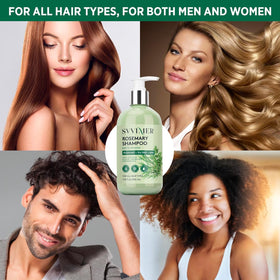 Svvimer product flatlay set displaying complete thickening routine