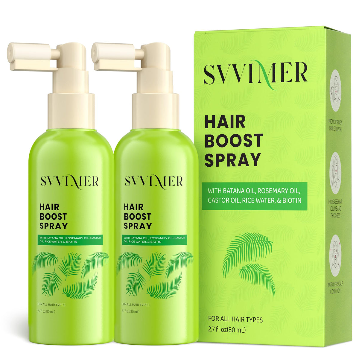 Svvimer daily-use routine image shows after-shampoo application.