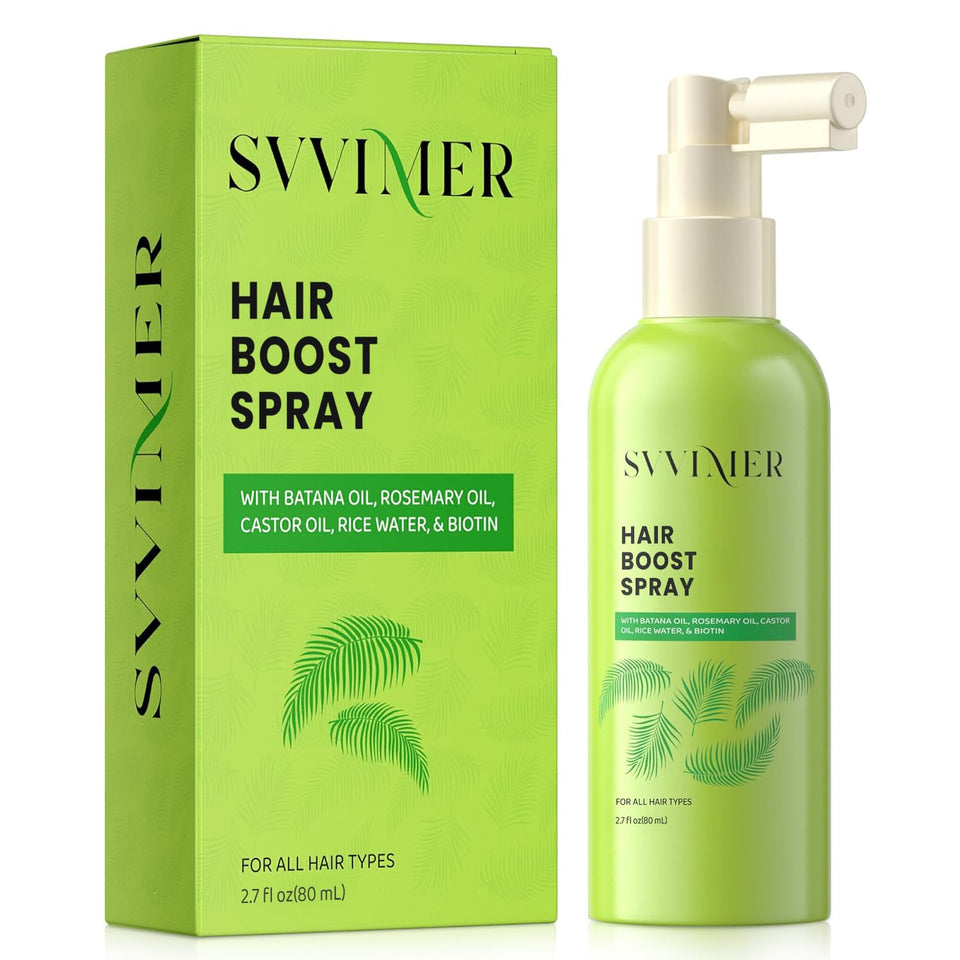 Svvimer Rosemary Batana Oil spray bottle image showing herbal hair care solution for healthier scalp.
