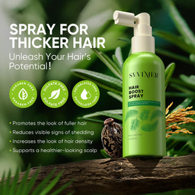 Svvimer Rosemary Batana Oil spray nozzle in action for easy daily use.