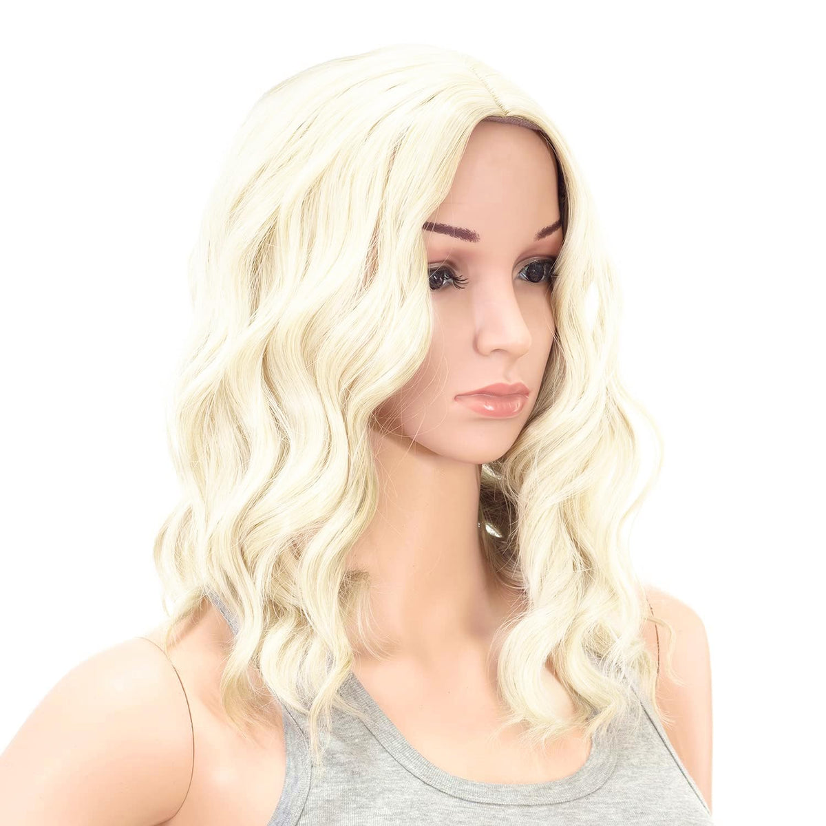 SWACC cosplay-ready wig in blonde mixed for themed parties and events.