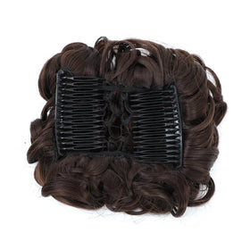 SWACC synthetic fiber bun mimics real hair for natural movement