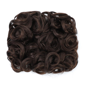 SWACC EZ stretch hair combs secure the bun with double clips