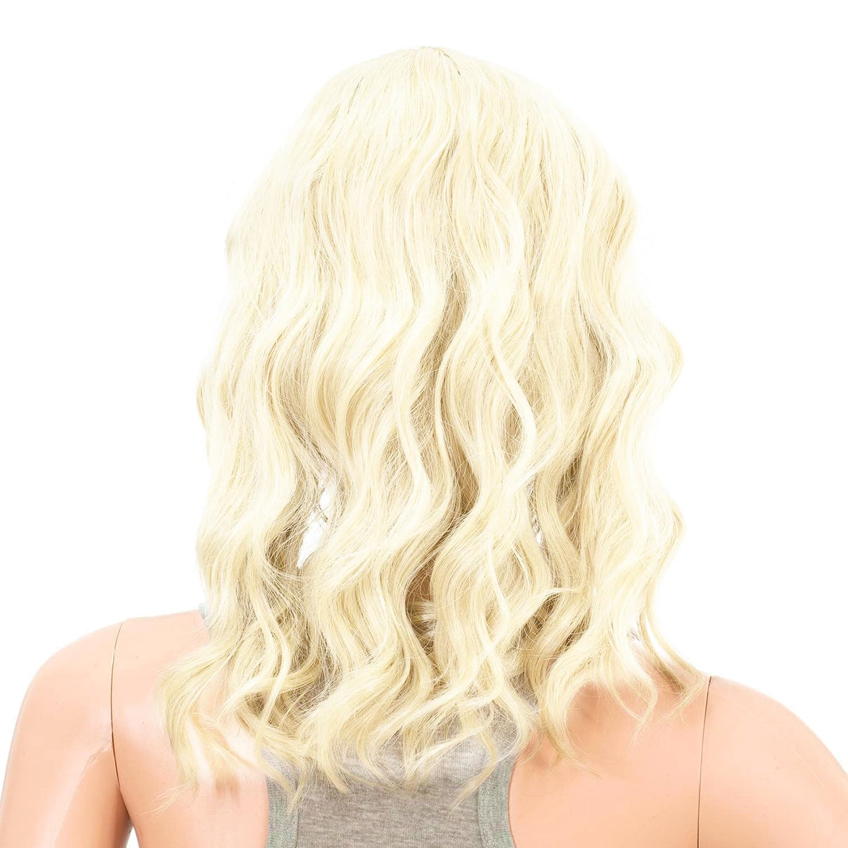 SWACC wig cap included with blonde mixed wig for secure all-day comfort.