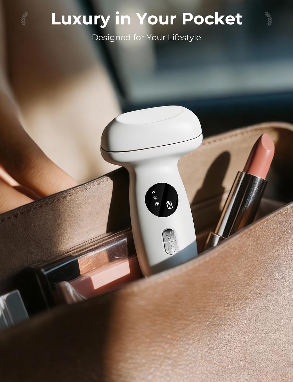 Swancode 7-in-1 skincare tool combines massage and LED therapy benefits.